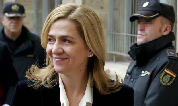 La infanta Cristina, el d&iacute;a de su declaraci&oacute;n.