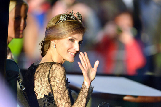 La reina Letizia. 