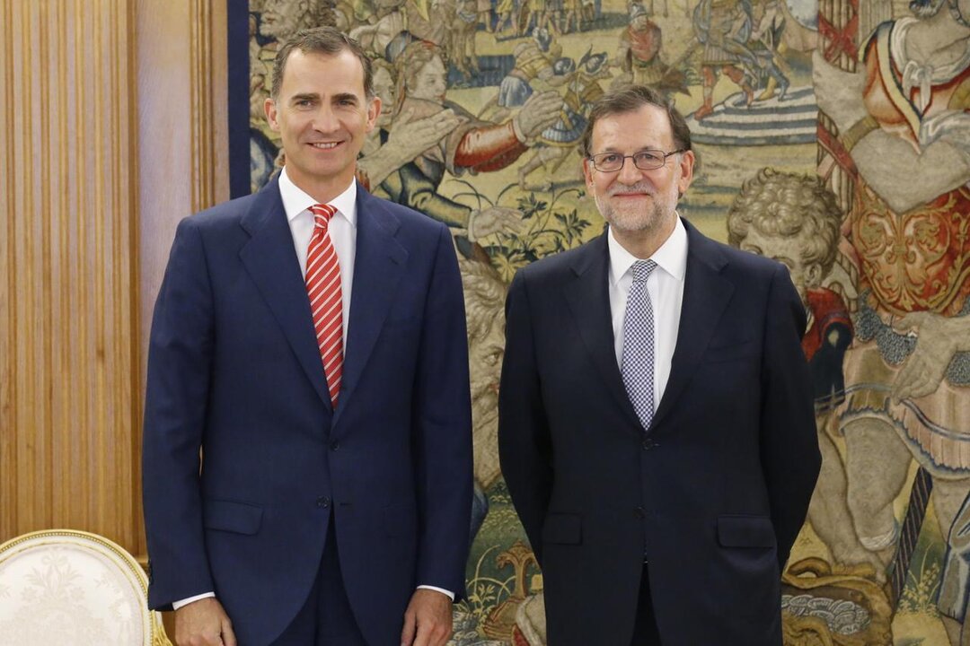 Felipe VI y Rajoy.