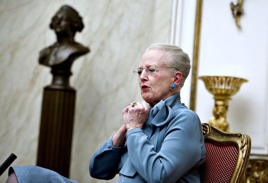 La reina Margarita de Dinamarca.