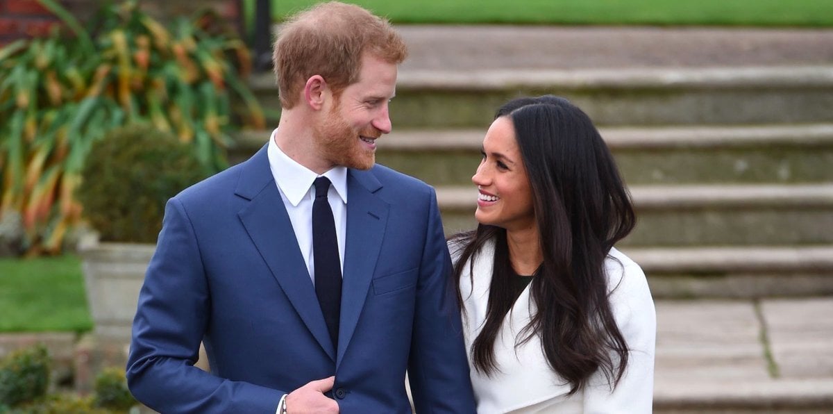 El pr&iacute;ncipe Enrique y Meghan Markle.