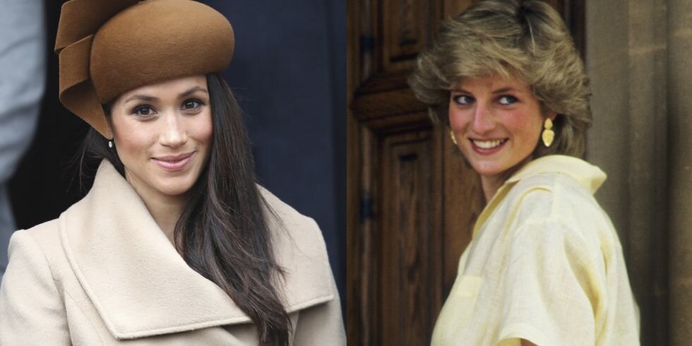 Meghan Markle y la princesa Diana