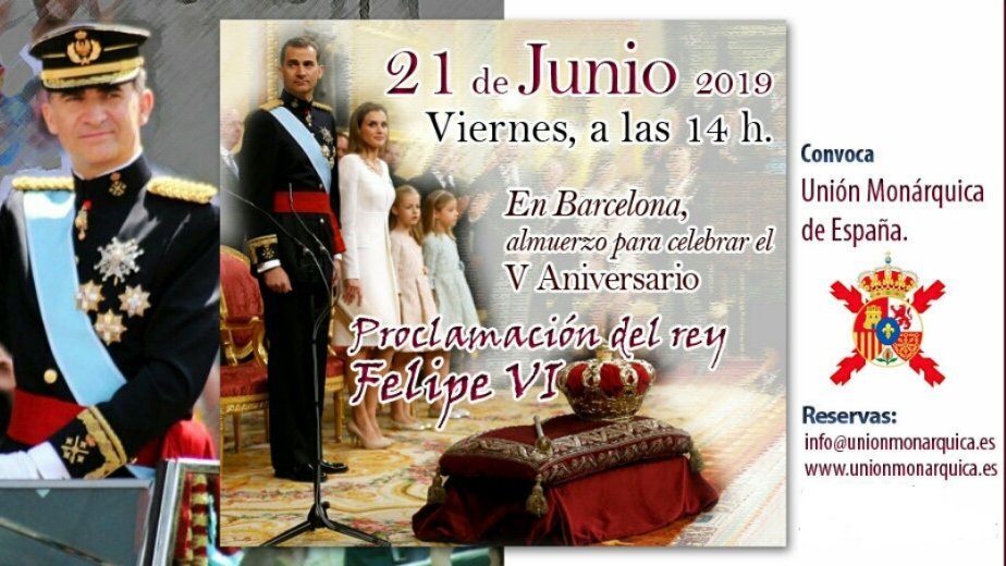 Cartel de la Uni&oacute;n Mon&aacute;rquica de Espa&ntilde;a.