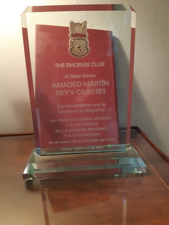 Presentaci&oacute;n del libro de Amadeo Mart&iacute;n Rey y Cabieses.