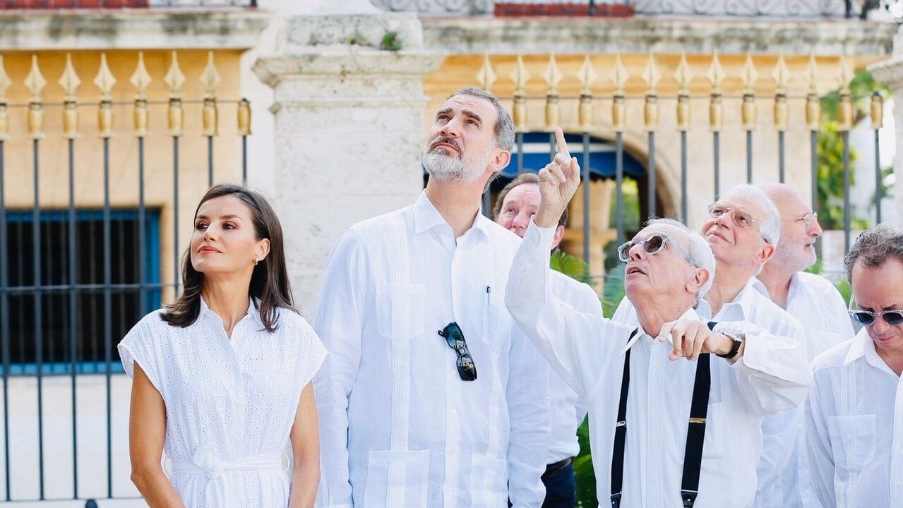 Don Felipe y Do&ntilde;a Letizia durante su viaje a Cuba