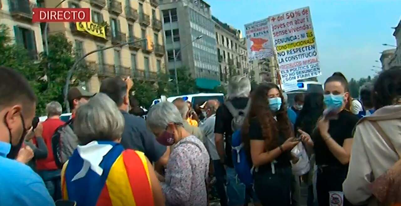 Recibimiento a Felipe VI en Barcelona
