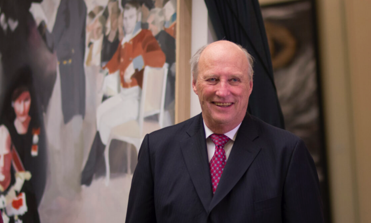 El rey Harald de Noruega.