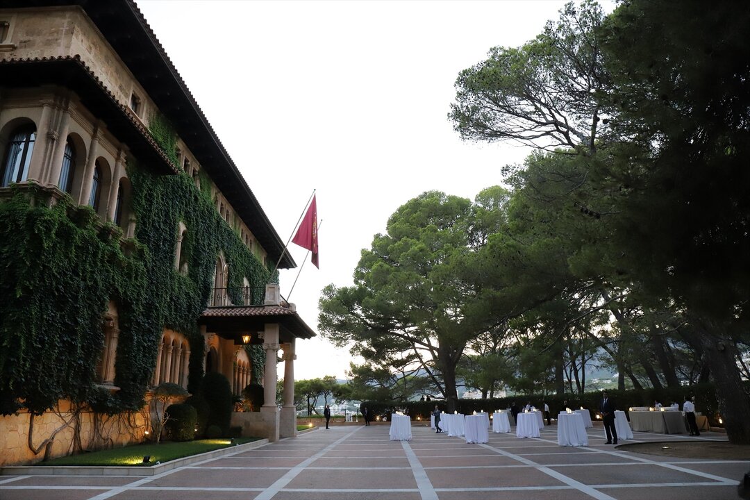 El Palacio de Marivent durante una recepci&oacute;n ofrecida por los Reyes a las autoridades de las Illes Baleares y a una representaci&oacute;n de la sociedad balear, a 4 de agosto de 2022.