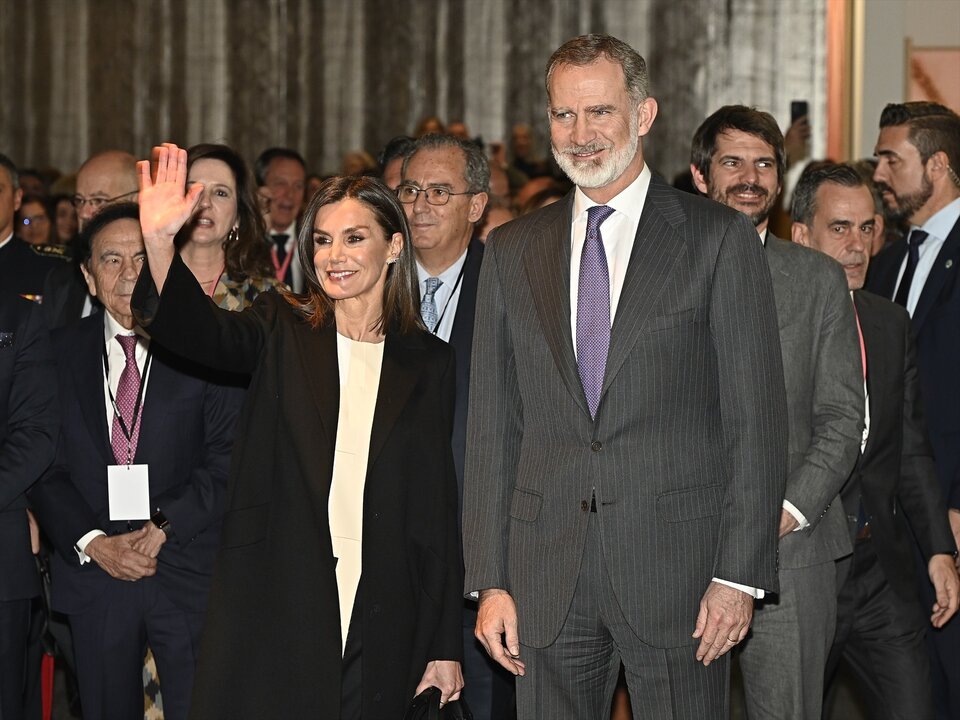 Los reyes en ARCO. Europa Press.