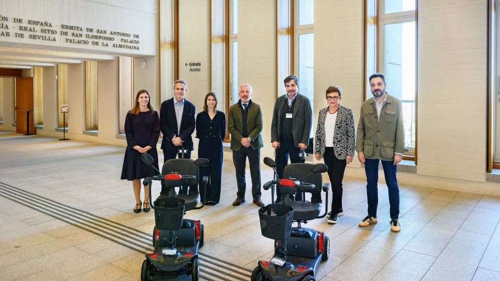 Scooters el&eacute;ctricos para facilitar la visita a la Galer&iacute;a de las Colecciones Reales y Jardines de La Granja