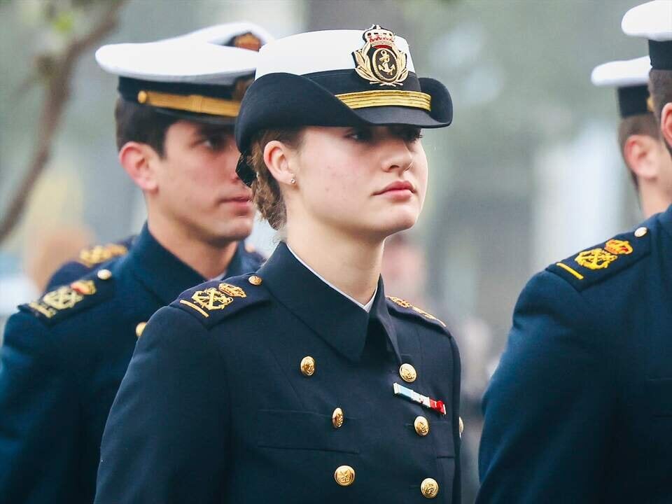 La princesa de Asturias, Leonor de Borb&oacute;n y Ortiz, a su llegada al ayuntamiento de C&aacute;diz. Foto de archivo.