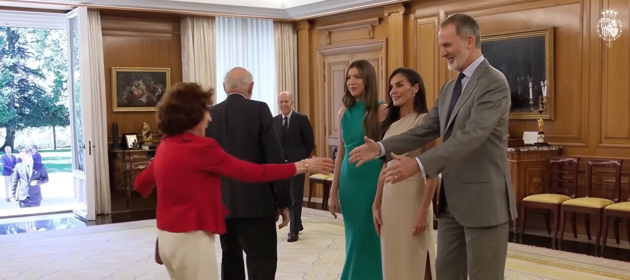 Felipe VI con su mentora, Carmen Iglesias.