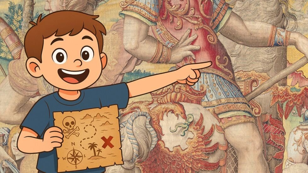 ejiendo Historias y Leyendas en la Galer&iacute;a de Colecciones Reales