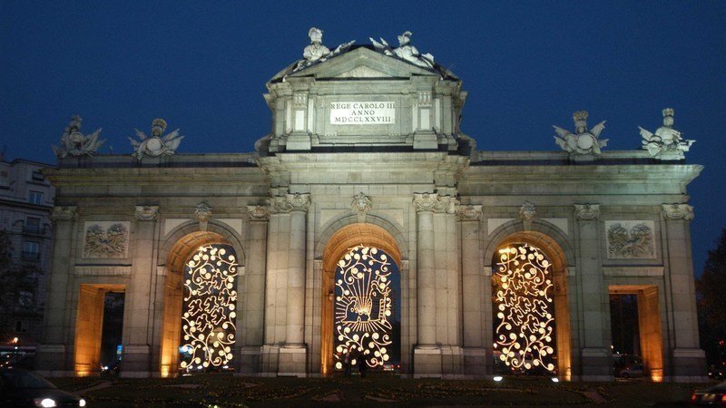 Bel&eacute;n de l,a Puerta de Alcal&aacute;. 