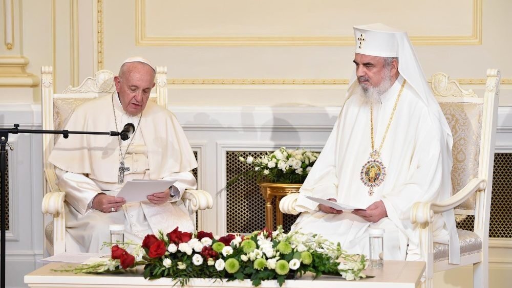 El Papa se re&uacute;ne con el Patriarca Daniel
