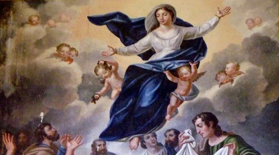 Representaci&oacute;n de la Asunci&oacute;n de la Virgen Mar&iacute;a.