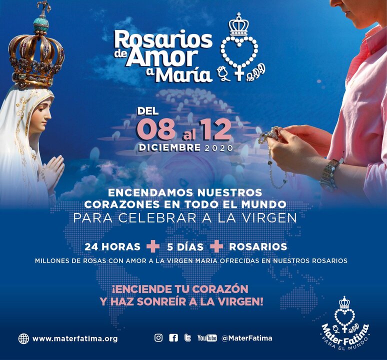 Rosarios de amor a Mar&iacute;a.