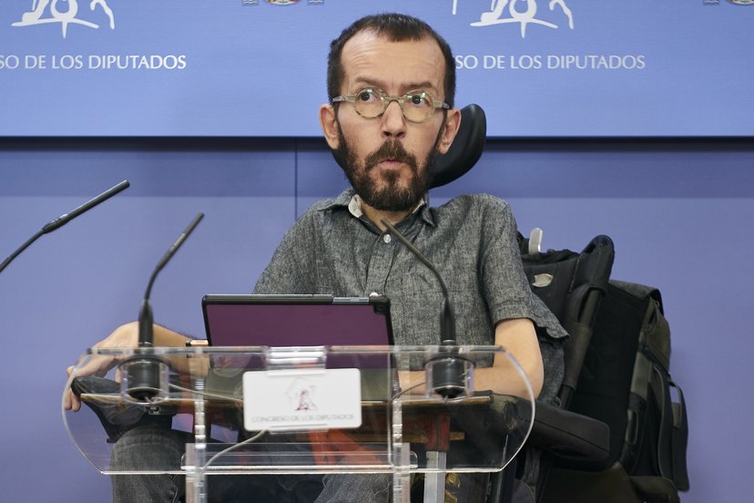 Pablo Echenique, portavoz de Podemos en el Congreso de los Diputados