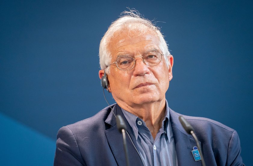Borrell durante una conferencia de 2020 como Alto Representante de la UE
