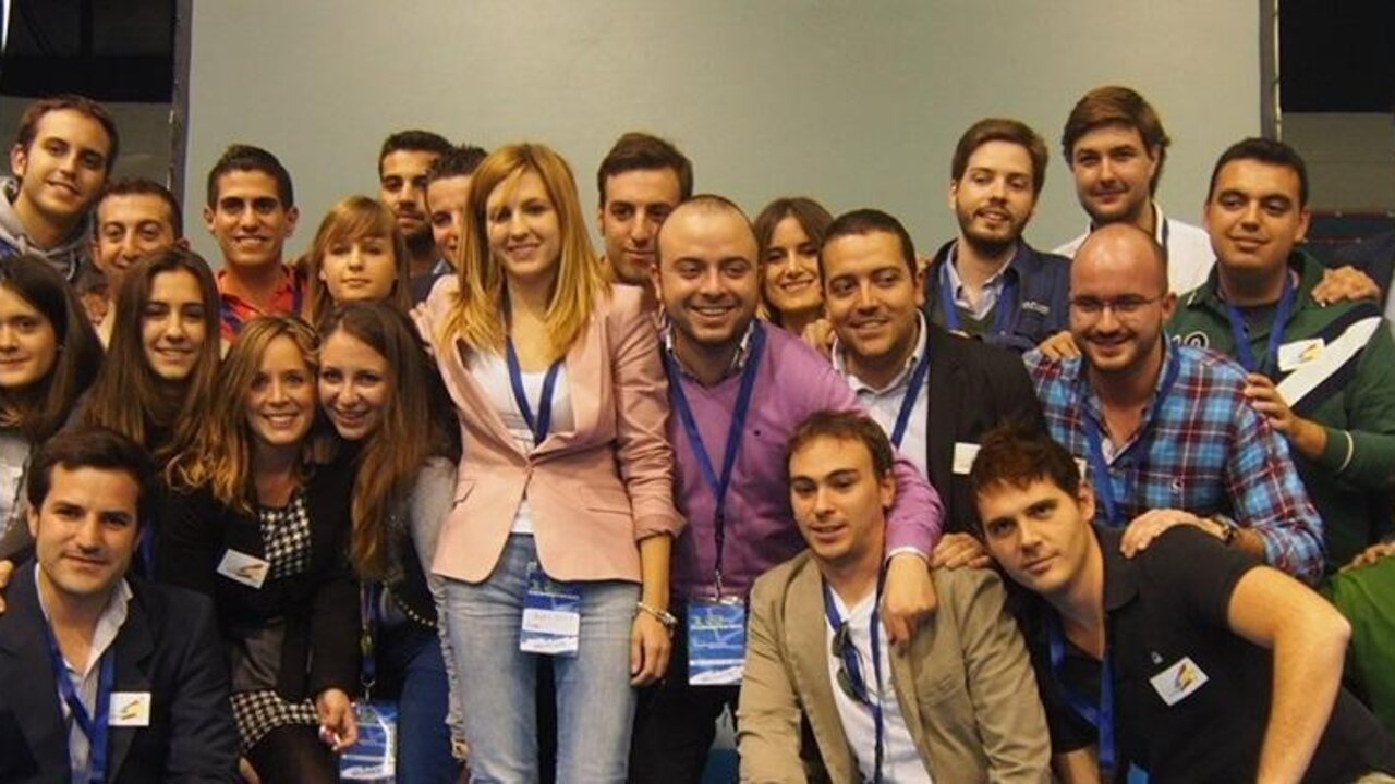 Foto de la candidatura ganadora del &uacute;ltimo Congreso de Nuevas Generaciones de Madrid.