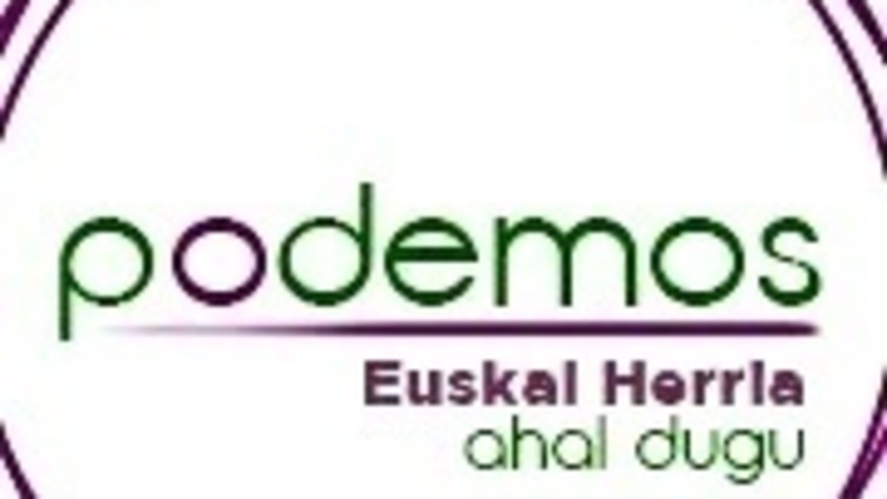 Logo de Podemos en el Pa&iacute;s Vasco.