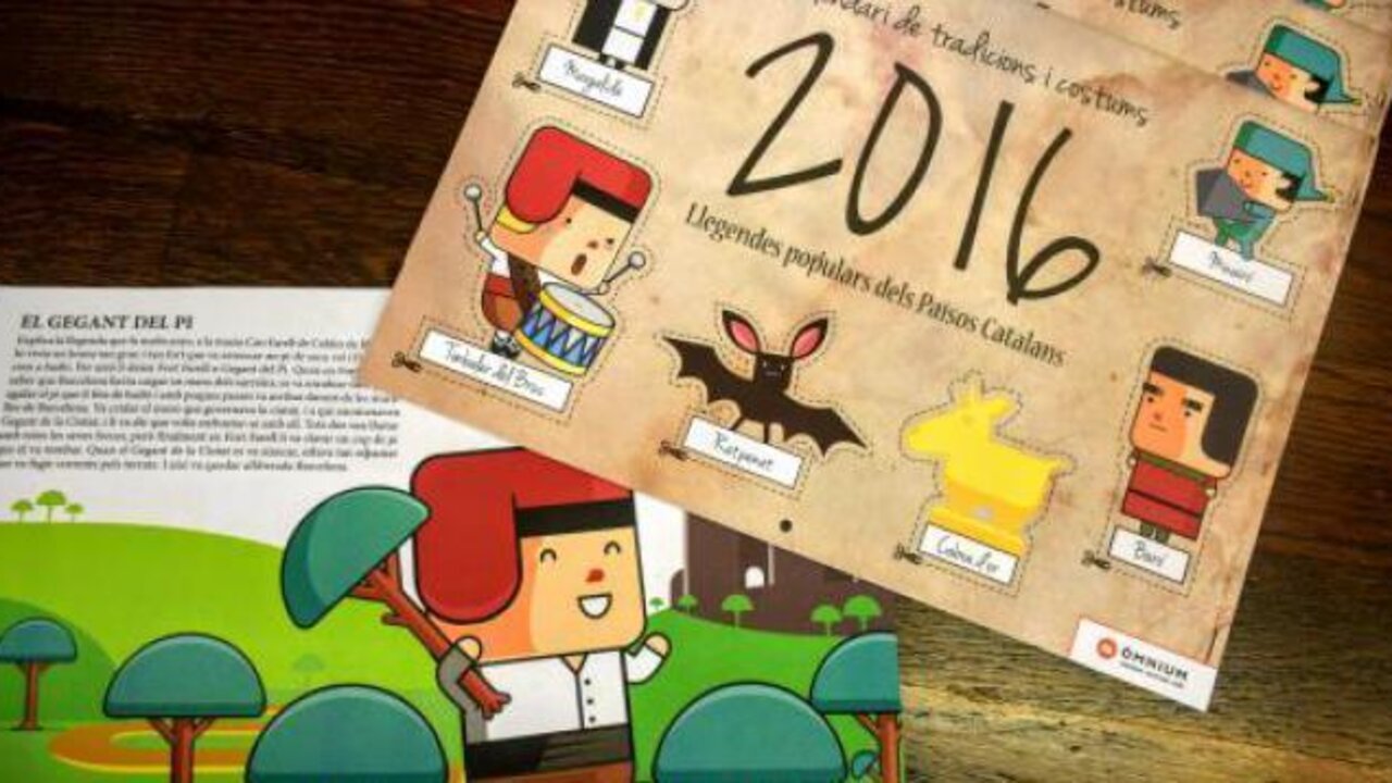 Calendario 2016 de 'Omnium Cultural