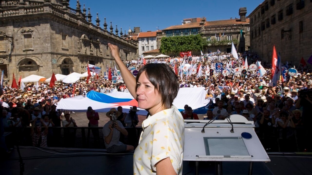 Ana Pont&oacute;n, candidata del BNG a la Xunta de Galicia.