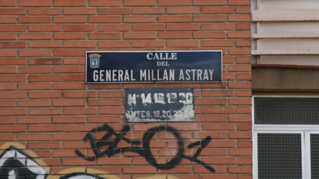 Calle General Mill&aacute;n-Astray de Madrid.
