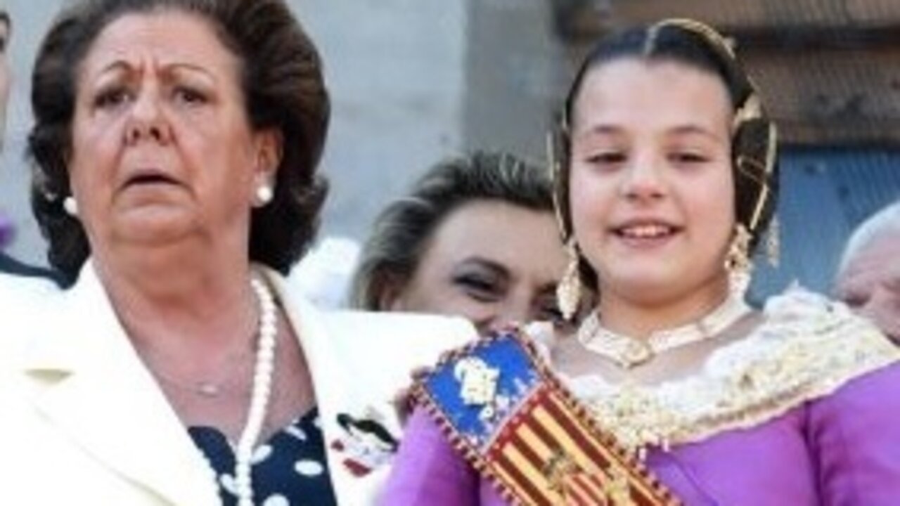 Rita Barber&aacute;, en las Fallas de 2013.