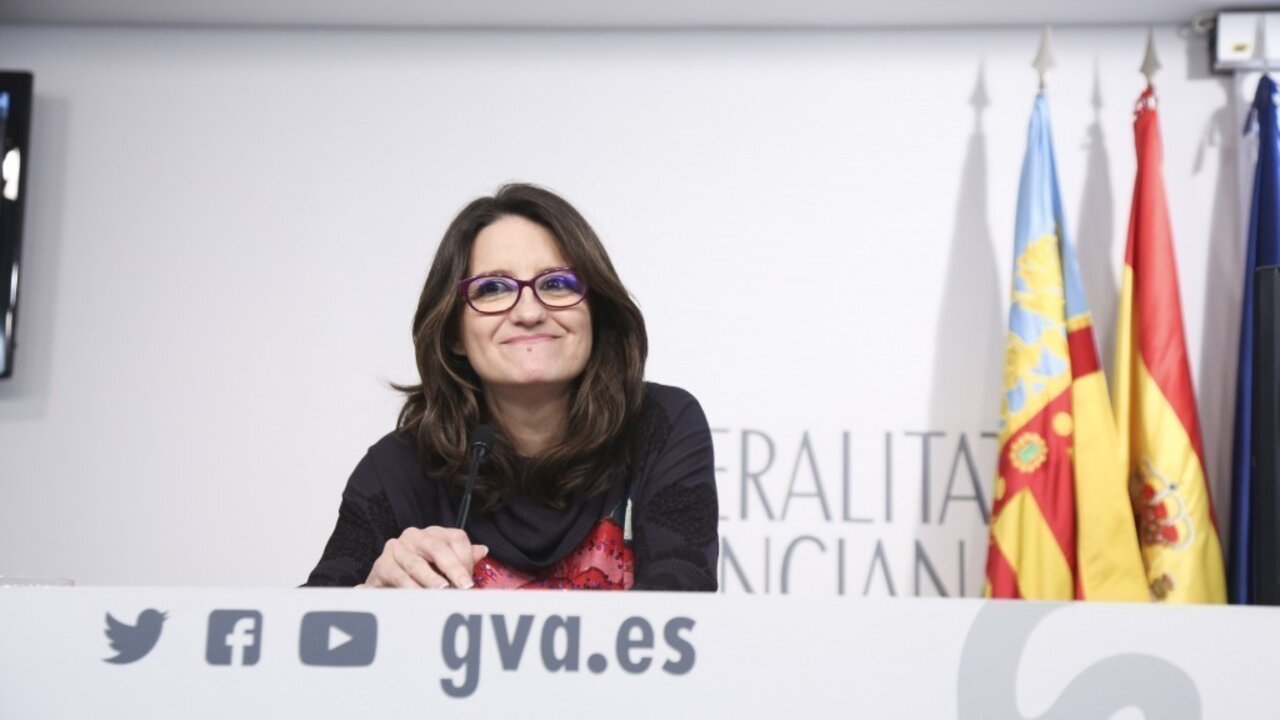 M&oacute;nica Oltra, l&iacute;der de Comprom&iacute;s y vicepresidenta de la Generalitat Valenciana.