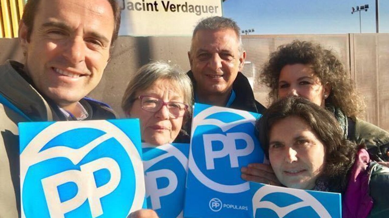 Apoderados del PP de Extremadura en Catalu&ntilde;a.