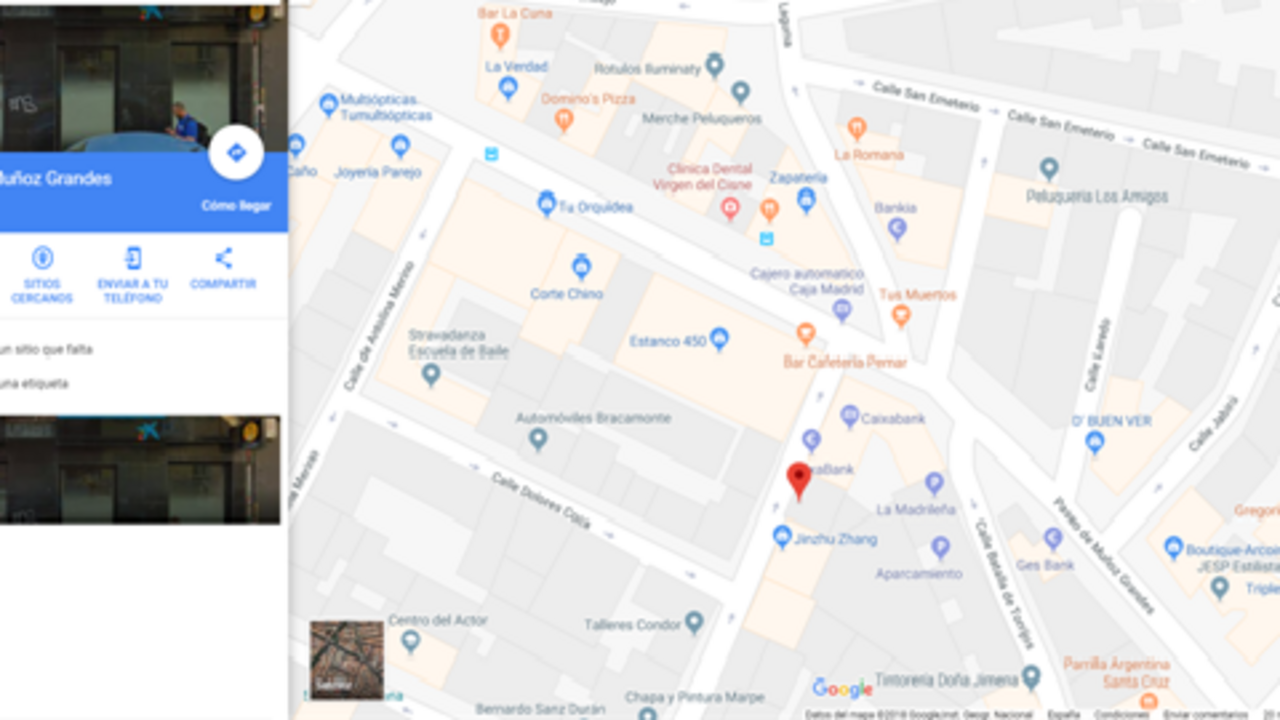 Paseo de Mu&ntilde;oz Grandes, Madrid