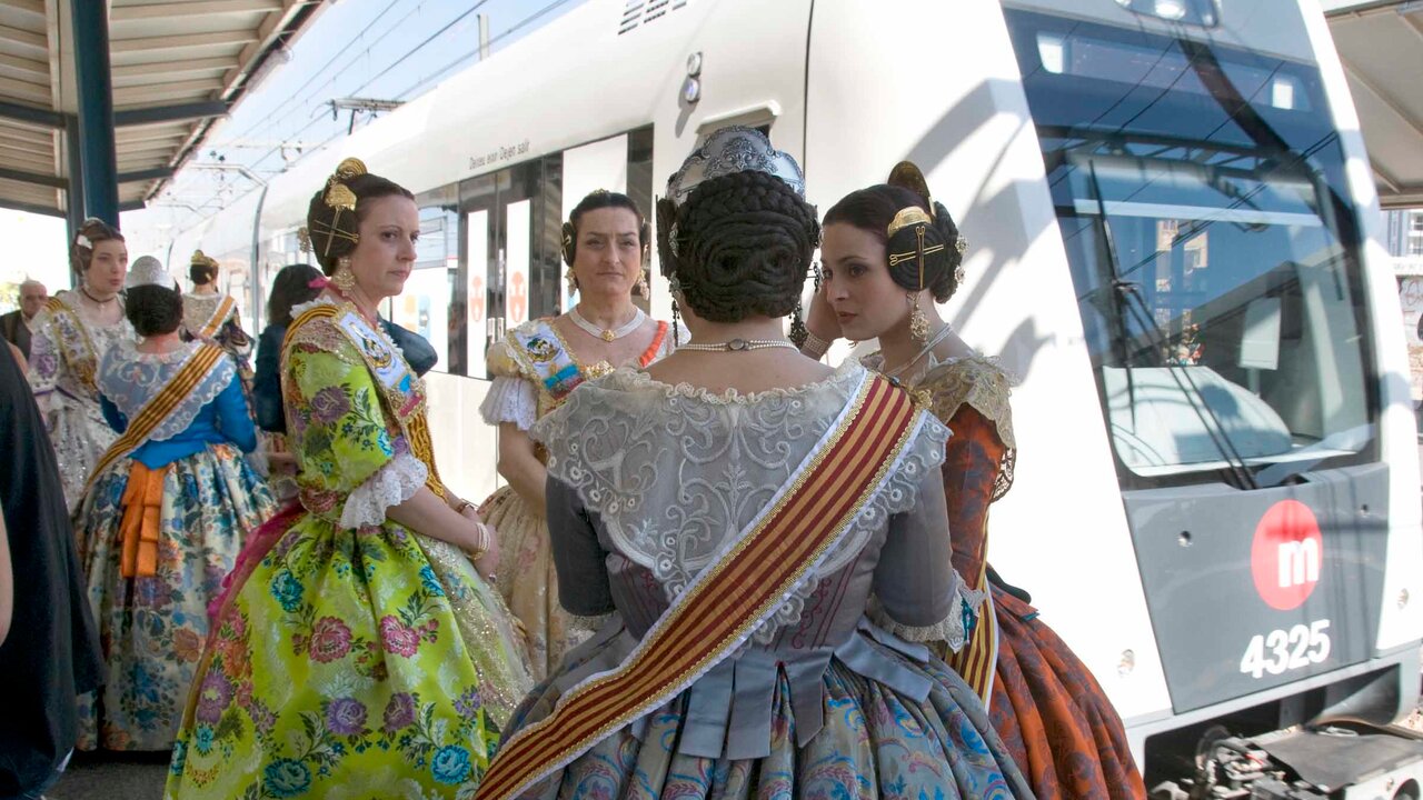 Algunos asistentes a las Fallas en ediciones anteriores