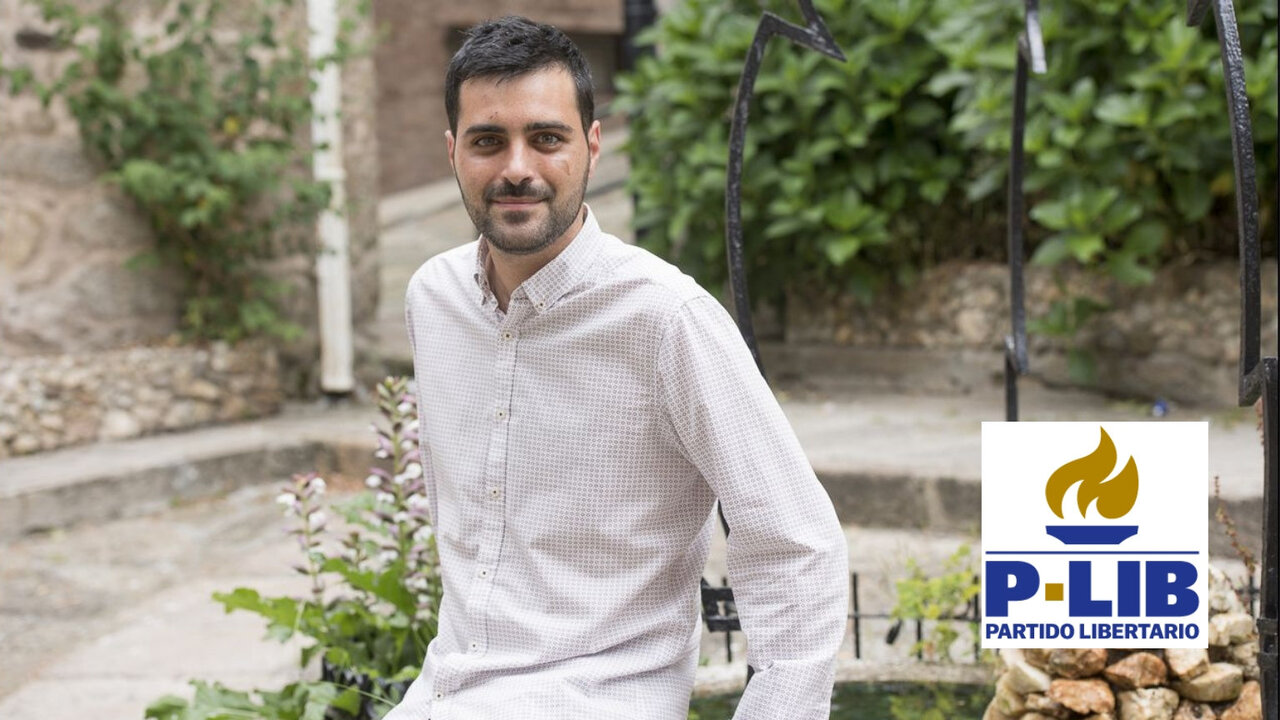 Adri&aacute;n Leira, candidato del Partido Libertario a la Alcald&iacute;a de Cee