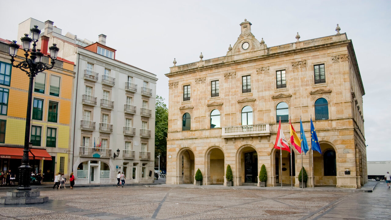 Hotel Asturias, en Gij&oacute;n.