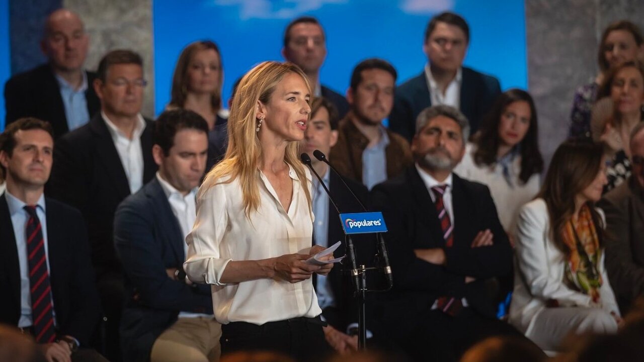 Cayetana &Aacute;lvarez de Toledo, en un acto del PP.
