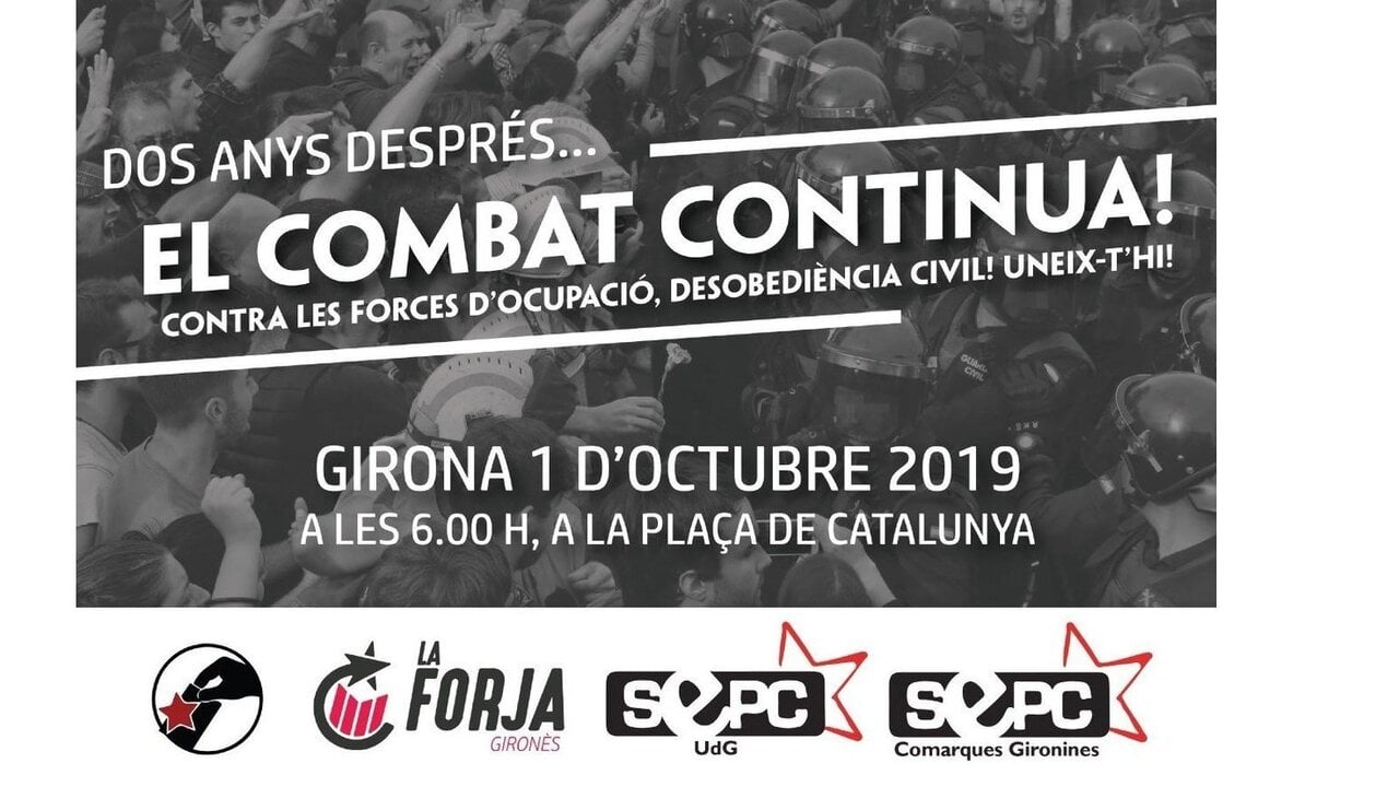 Convocatoria para el 1-O