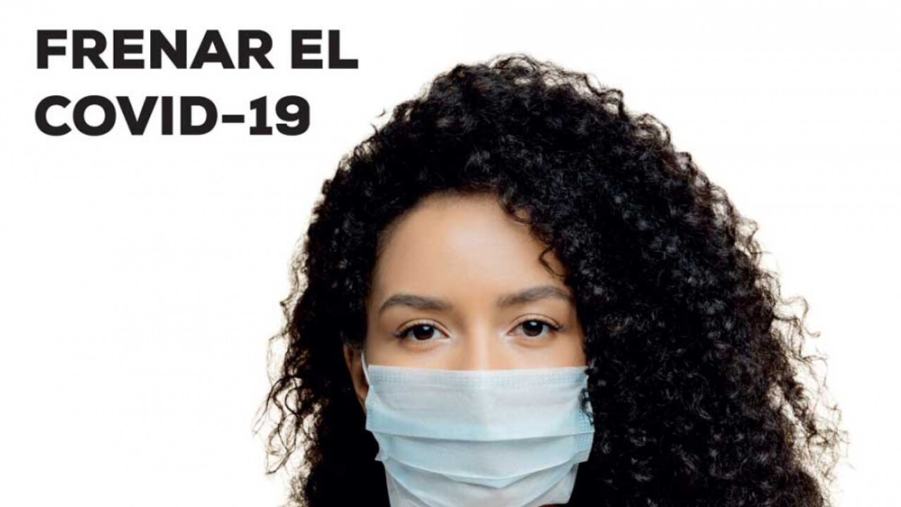 Cartel campa&ntilde;a Frenar el COVID
