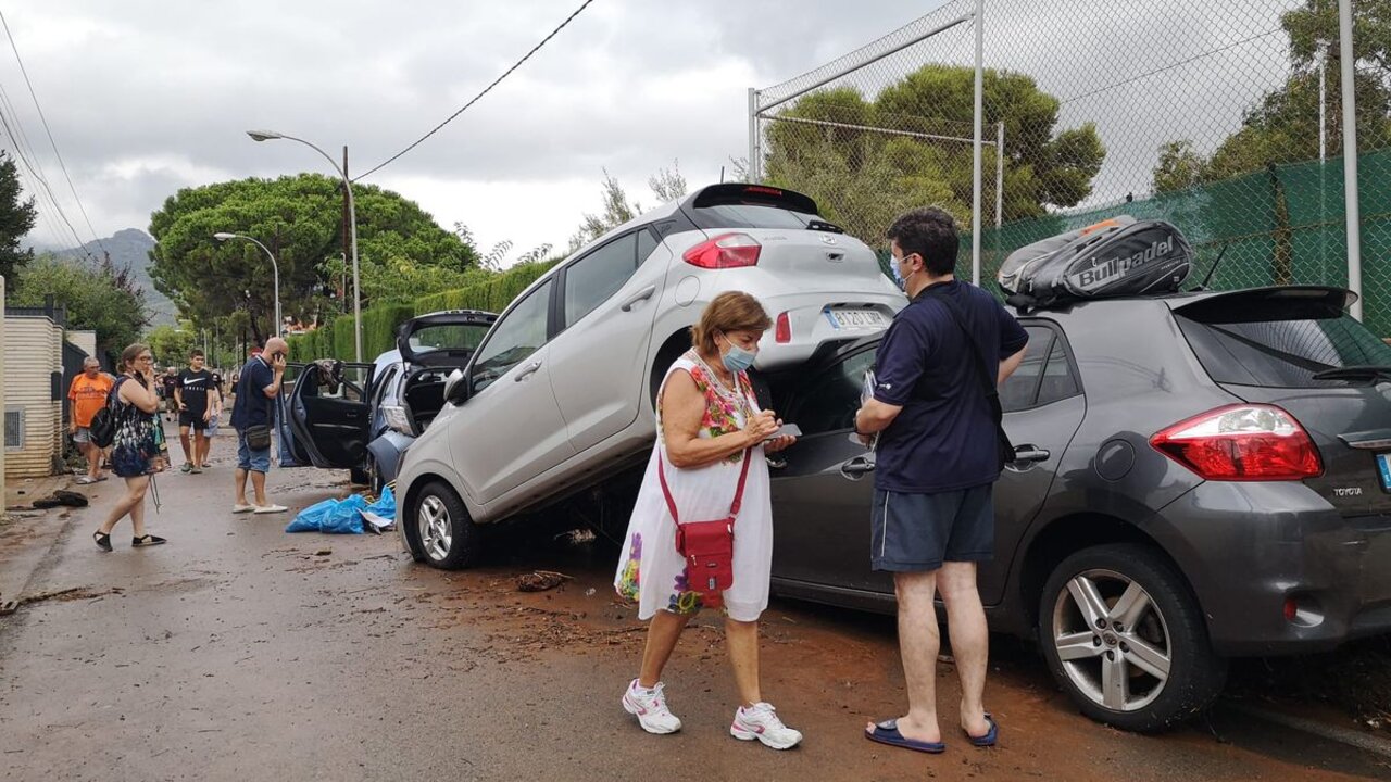Numerosos da&ntilde;os tras la tormenta en Benicassim (Castell&oacute;n)