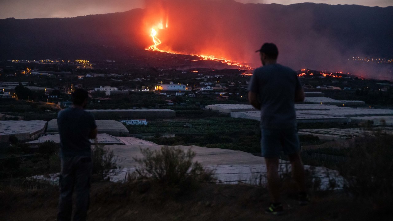 El volc&aacute;n Cumbre Vieja, en la isla de La Palma.