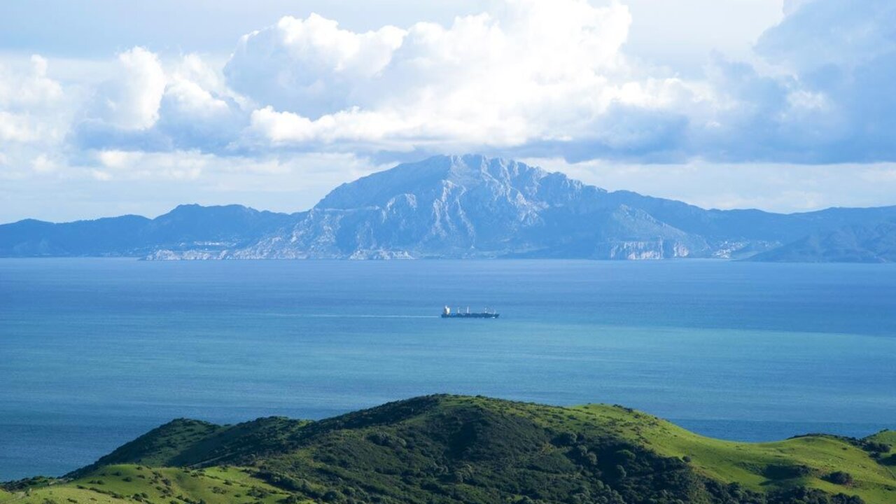 Vista del Estrecho de Gibraltar