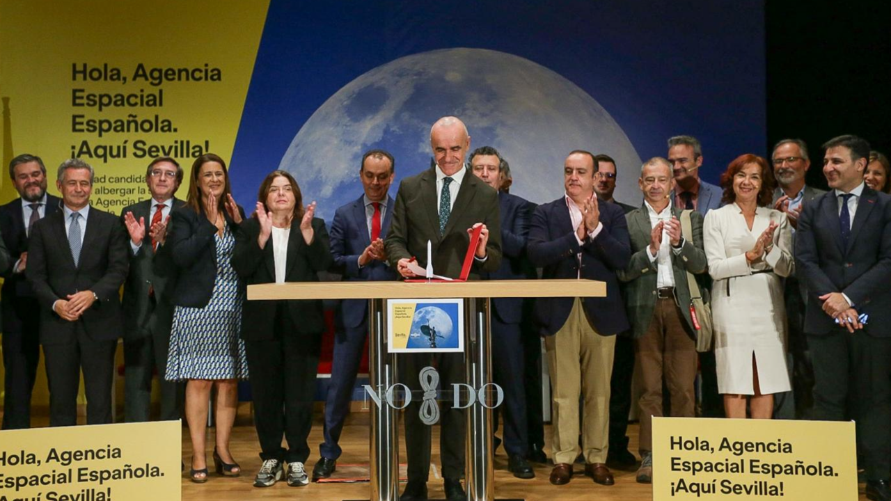 Presentaci&oacute;n de la candidatura de Sevilla.