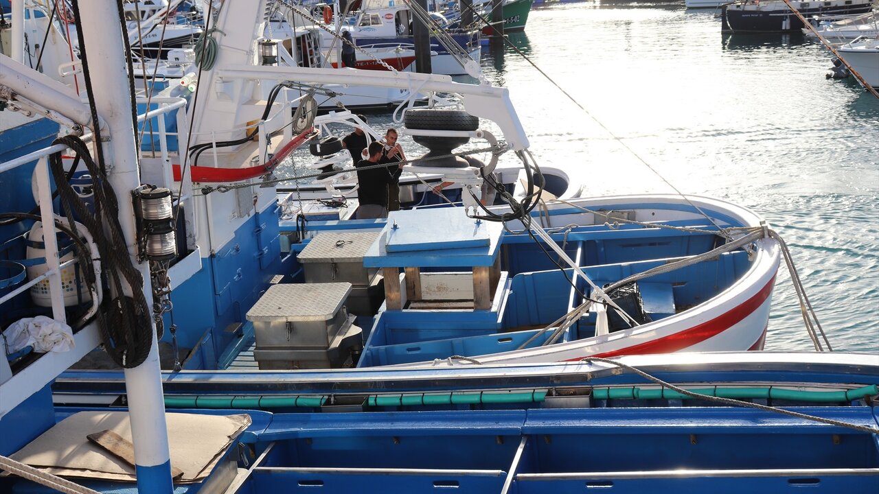 Cofrad&iacute;a de pescadores en Los Cristianos.