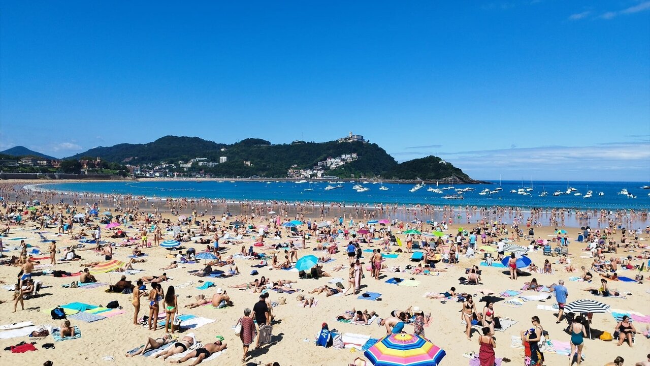Playa de la Concha de San Sebasti&aacute;n.