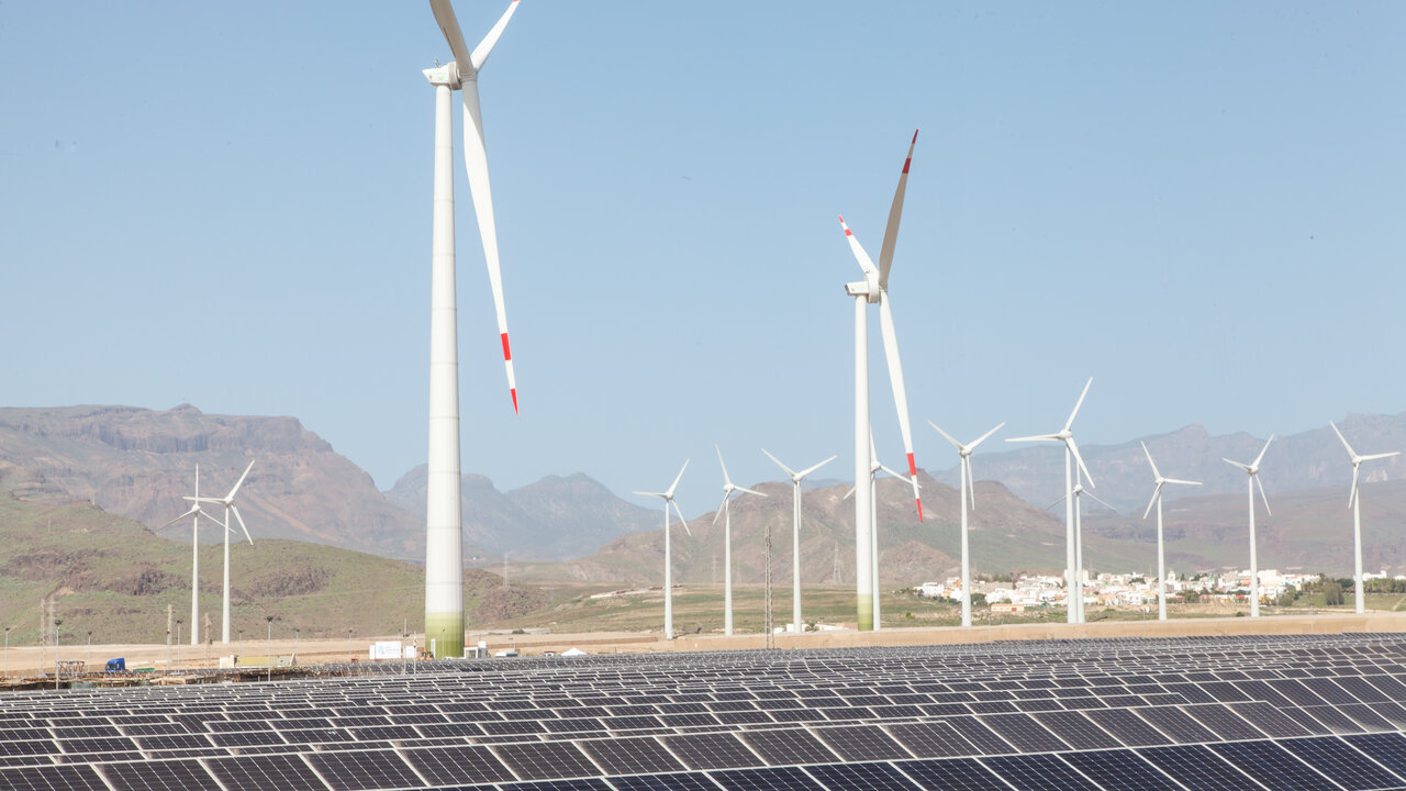 Complejo Energ&iacute;as Renovables Ecoener en Gran Canaria.