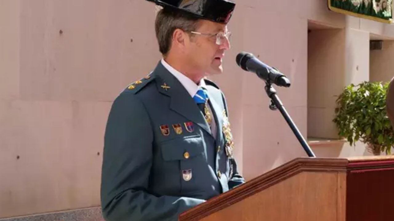 El jefe de la Comandancia de la Guardia Civil de Melilla, el teniente coronel Arturo Ortega Navas. Delegaci&oacute;n del Gobierno en Melilla.