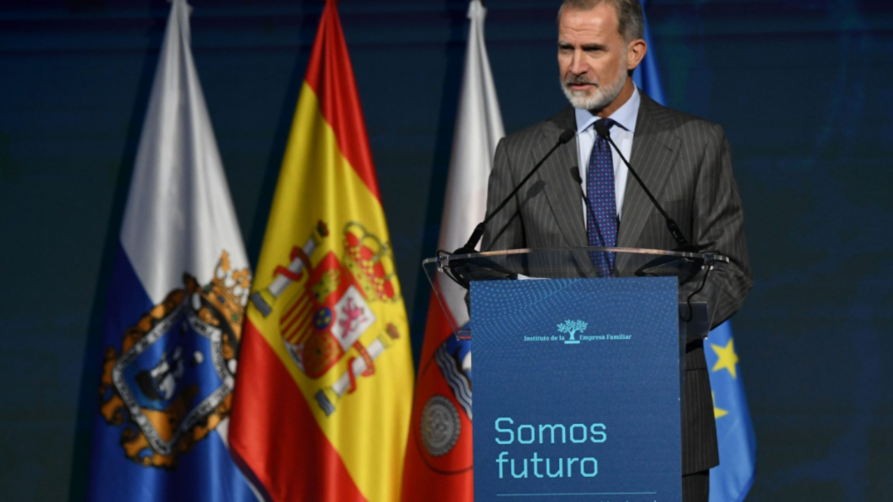 Felipe VI en la clausura del XXVII Congreso Nacional de la Empresa Familiar celebrado en Santander.