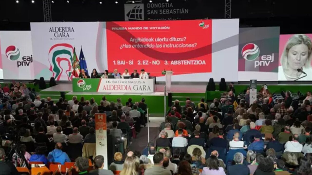 IX Asamblea general del PNV en San Sebasti&aacute;n. Unanue/Europa Press.