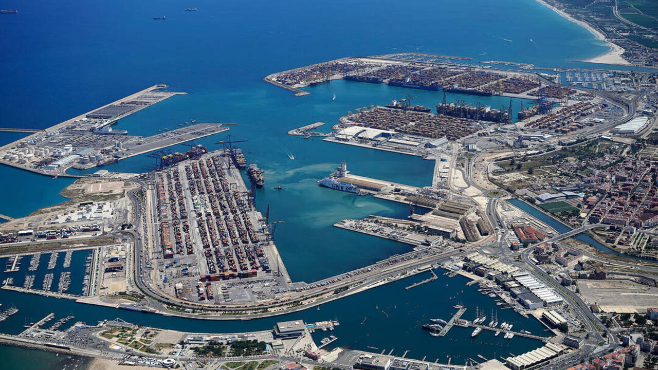 Puerto de Valencia. (Foto:  VALENCIAPORT / Europa Press)