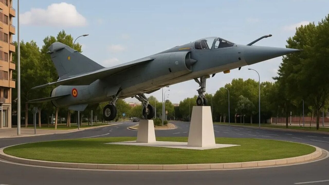 El Mirage F1 que homenajear&aacute; a la aviaci&oacute;n en Albacete.